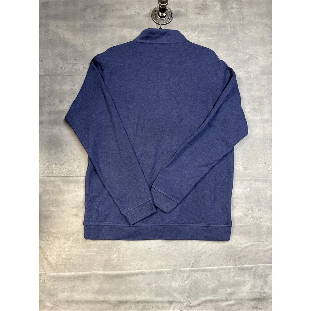 Peter Millar Perth performance quarter-zip pullover Embroidered V &E Logo Med